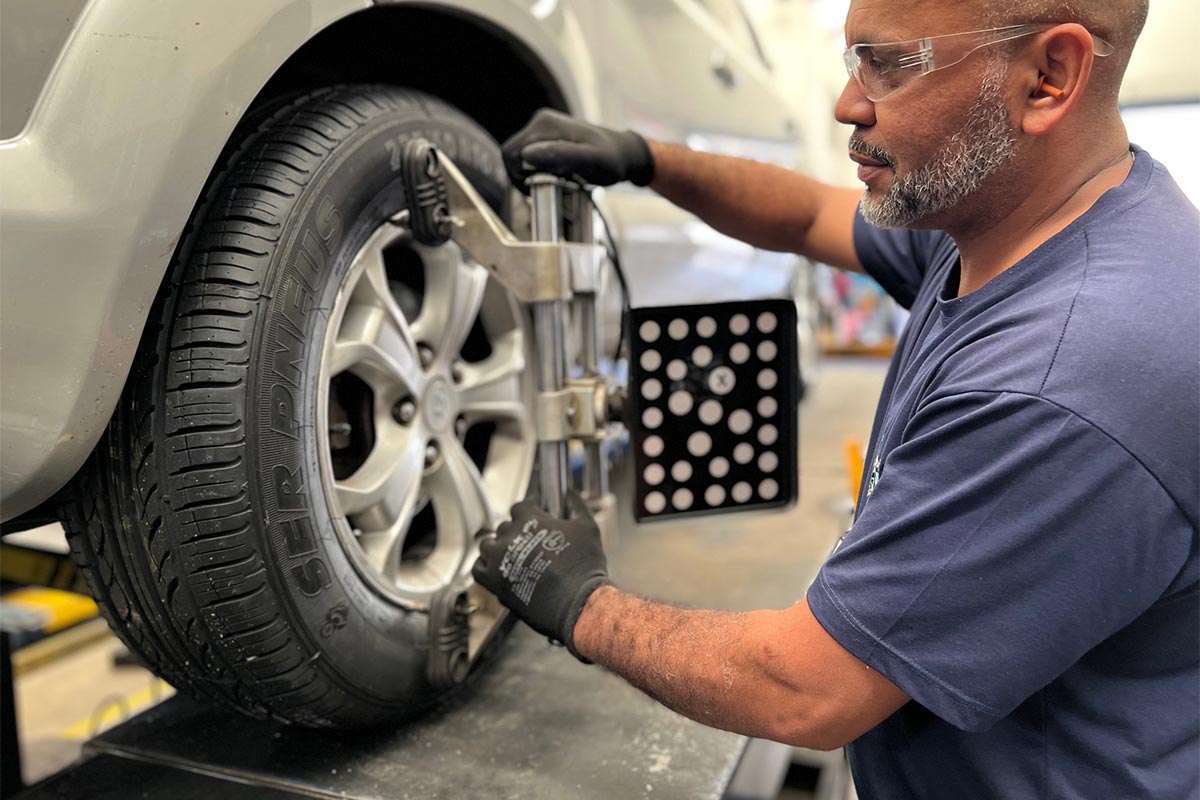 Diferença entre alinhamento, geometria e balanceamento