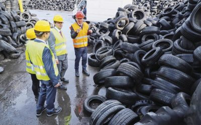 Como funciona uma central de reciclagem de pneus